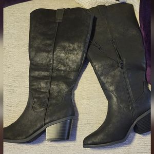Claudia Wide Calf Tall Boot